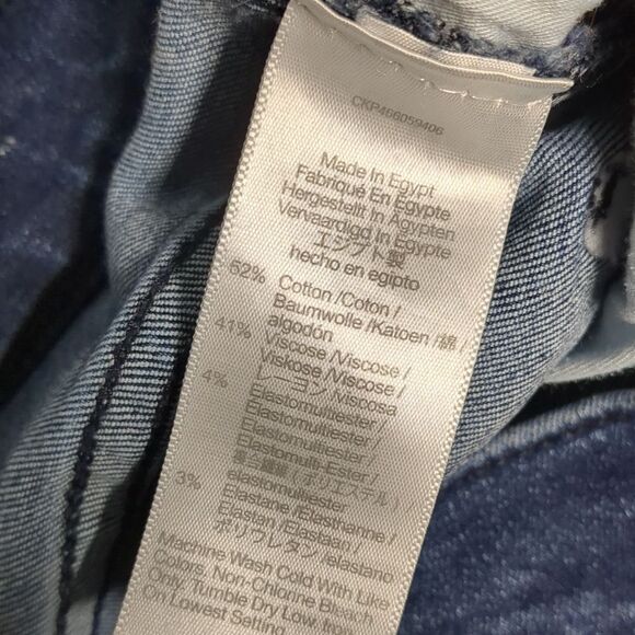 Madewell Women's Mid-Rise Stovepipe Dark Wash Straight Leg Jeans Size 25 - Picture 6 of 6